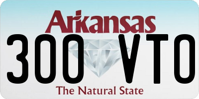 AR license plate 300VTO