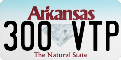 AR license plate 300VTP