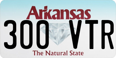 AR license plate 300VTR