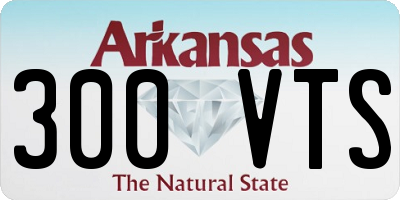 AR license plate 300VTS
