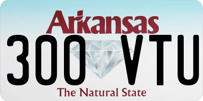 AR license plate 300VTU