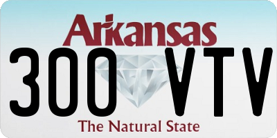 AR license plate 300VTV
