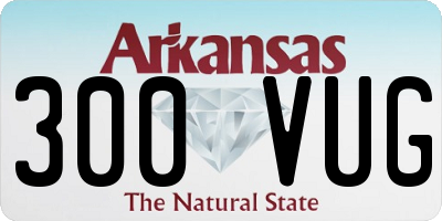 AR license plate 300VUG