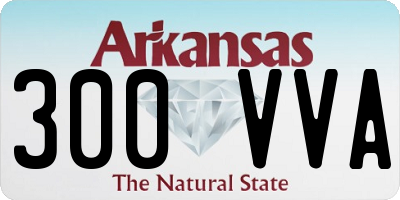 AR license plate 300VVA