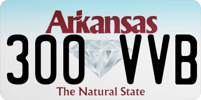 AR license plate 300VVB