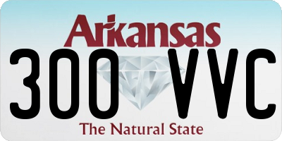 AR license plate 300VVC