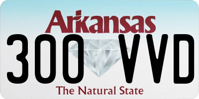 AR license plate 300VVD