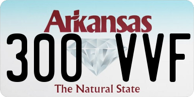 AR license plate 300VVF
