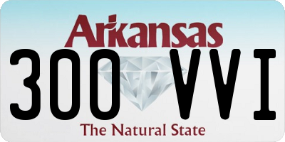 AR license plate 300VVI