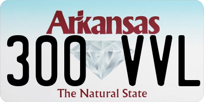 AR license plate 300VVL