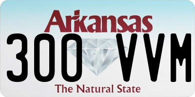 AR license plate 300VVM