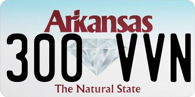 AR license plate 300VVN