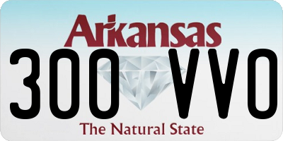 AR license plate 300VVO