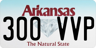 AR license plate 300VVP