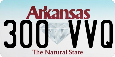 AR license plate 300VVQ