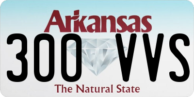 AR license plate 300VVS