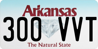 AR license plate 300VVT