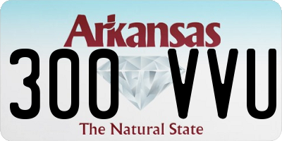 AR license plate 300VVU