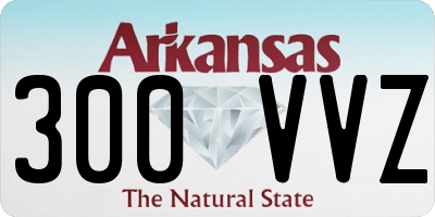 AR license plate 300VVZ