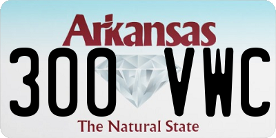 AR license plate 300VWC