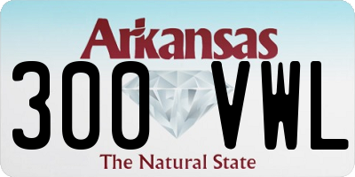 AR license plate 300VWL