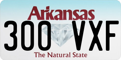 AR license plate 300VXF
