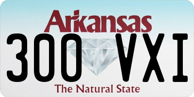 AR license plate 300VXI