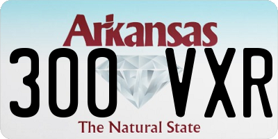 AR license plate 300VXR