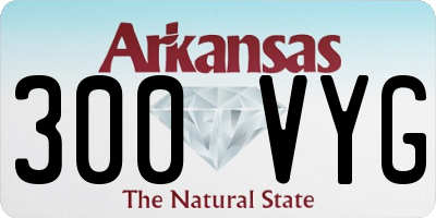 AR license plate 300VYG