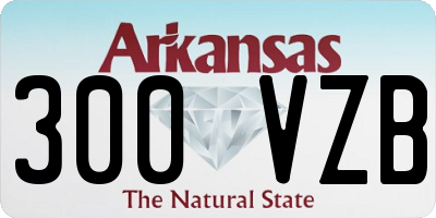 AR license plate 300VZB