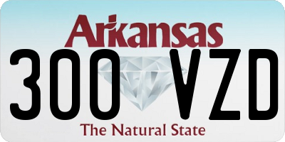 AR license plate 300VZD