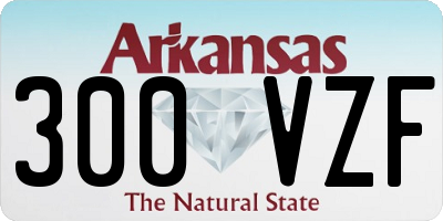 AR license plate 300VZF