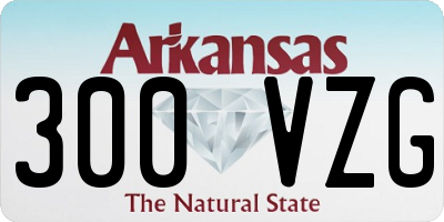 AR license plate 300VZG