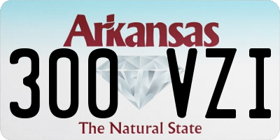 AR license plate 300VZI
