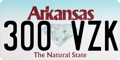 AR license plate 300VZK