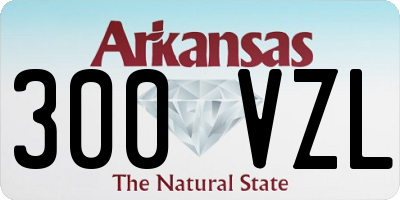AR license plate 300VZL