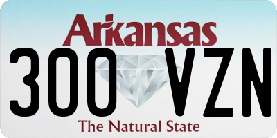 AR license plate 300VZN