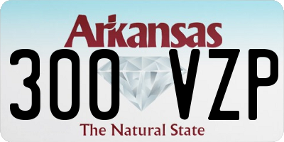 AR license plate 300VZP