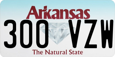 AR license plate 300VZW