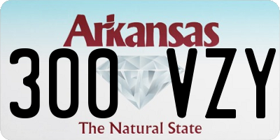 AR license plate 300VZY