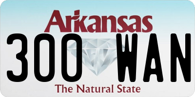 AR license plate 300WAN