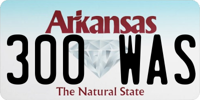 AR license plate 300WAS