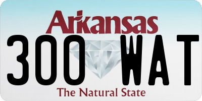 AR license plate 300WAT