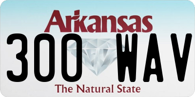 AR license plate 300WAV