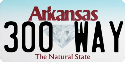 AR license plate 300WAY