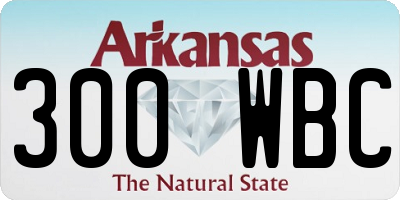AR license plate 300WBC