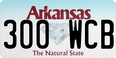 AR license plate 300WCB