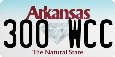AR license plate 300WCC