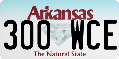 AR license plate 300WCE