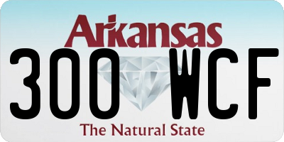 AR license plate 300WCF